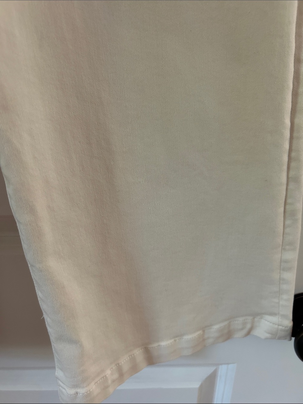 PAIGE Drawstring Wide Leg, High Rise Jeans - Picture 3 of 11